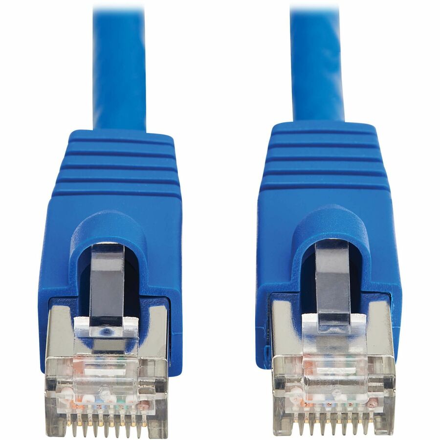 Tripp Lite by Eaton Cat8 40G Snagless SSTP Ethernet Cable (RJ45 M/M), PoE, Blue, 12 ft. (3.7 m) N272-F12-BL