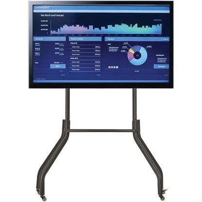 Tripp Lite by Eaton Rolling TV Cart for 42" to 65" Displays, Wide Legs, Locking Casters DMCS4265WL