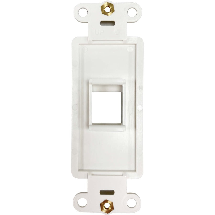 Tripp Lite by Eaton N042DAB-001V-IV 1-Port Antibacterial Wall-Mount Insert, Ivory N042DAB-001V-IV