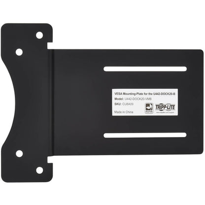 Tripp Lite by Eaton U442-DOCK20-VMB Mounting Plate for Docking Station, Monitor - Black U442-DOCK20-VMB