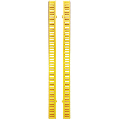 Tripp Lite by Eaton Vertical Cable Manager - Finger Duct with Cover, Yellow, 6 ft. (1.8 m) SRCABLEDUCTVRTF