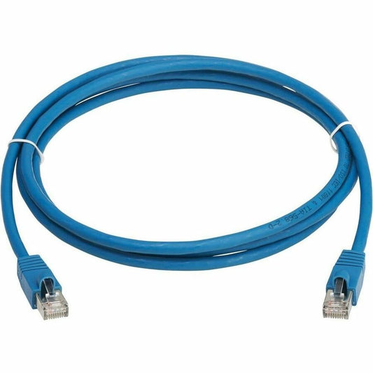 Tripp Lite by Eaton Cat8 40G Snagless SSTP Ethernet Cable (RJ45 M/M), PoE, LSZH, Blue, 2 m (6.6 ft.) N272L-F02M-BL