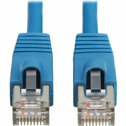 Tripp Lite by Eaton Cat8 40G Snagless SSTP Ethernet Cable (RJ45 M/M), PoE, LSZH, Blue, 2 m (6.6 ft.) N272L-F02M-BL