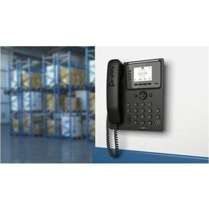 Poly CCX 350 IP Phone - Corded - Corded - Desktop, Wall Mountable - Black 8F3G3AA#ABA