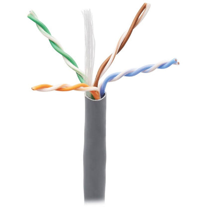 Tripp Lite by Eaton Cat6 Ethernet Cable - CMP-LP 0.5A Plenum, Gray, 1000 ft. N224-01K-GY-LP5