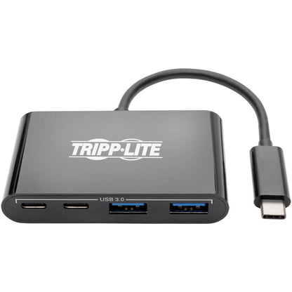 Tripp Lite by Eaton U460-004-2A2CB USB 3.1 Gen 1 USB-C Portable Hub, Black U460-004-2A2CB