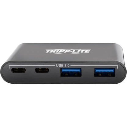 Tripp Lite by Eaton U460-004-2A2CB USB 3.1 Gen 1 USB-C Portable Hub, Black U460-004-2A2CB