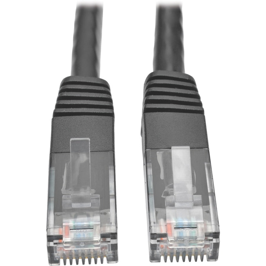 Tripp Lite by Eaton Cat6 Gigabit Molded Patch Cable (RJ45 M/M), Black, 100 ft N200-100-BK