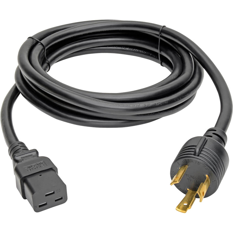 Tripp Lite 12ft Power Cord Cable L6-30P to C19 Heavy Duty 20A 12AWG 12' P040-012-P30