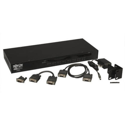 Tripp Lite 16-Port 1U Rackmount USB/PS2 KVM Switch - Steel Housing B042-016