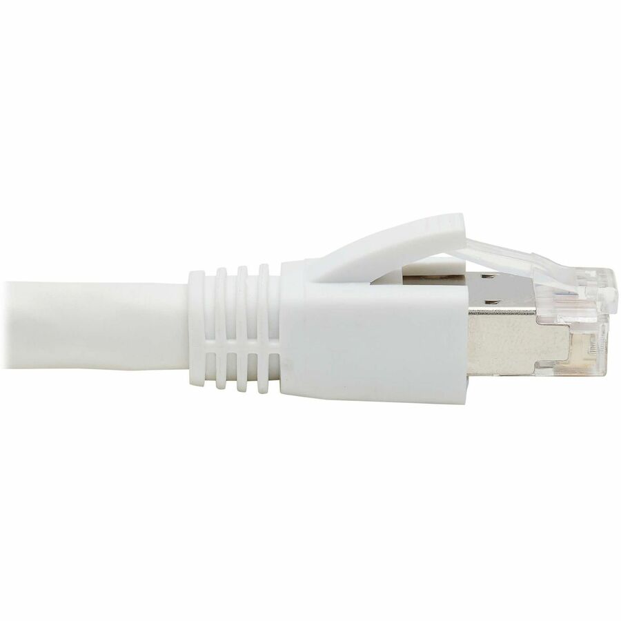 Tripp Lite by Eaton Cat8 40G Snagless SSTP Ethernet Cable (RJ45 M/M), PoE, White, 3 ft. (0.9 m) N272-F03-WH