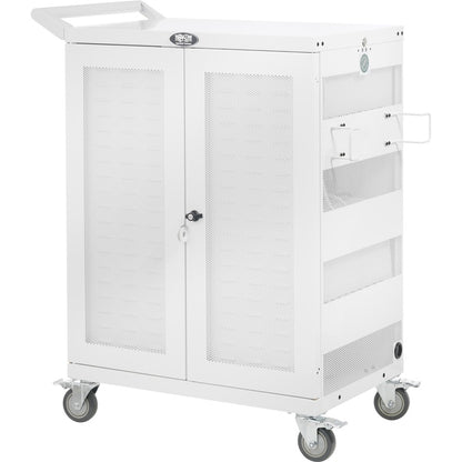 Tripp Lite by Eaton CSC32ACWHG Hospital-Grade 32-Device UV Charging Cart, White CSC32ACWHG