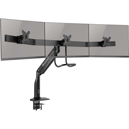 Tripp Lite by Eaton Safe-IT DMPDT1732AM Desk Mount for Monitor, HDTV, Flat Panel Display, Curved Screen Display, Smartphone, Interactive Display - Black DMPDT1732AM