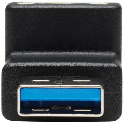 Tripp Lite by Eaton USB 3.0 SuperSpeed Adapter - USB-A to USB-A, M/F, Down Angle, Black U324-000-DN