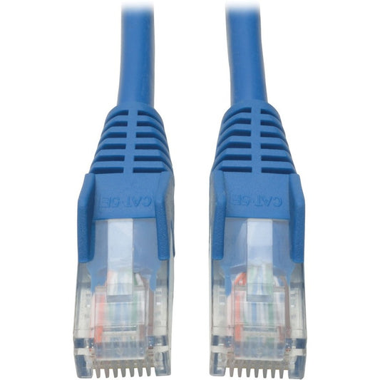 Tripp Lite by Eaton Cat5e 350 MHz Snagless Molded UTP Patch Cable (RJ45 M/M), Blue, 35 ft. N001-035-BL