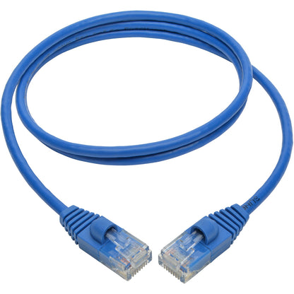 Tripp Lite by Eaton Gigabit N261-S03-BL Cat.6a UTP Patch Network Cable N261-S03-BL