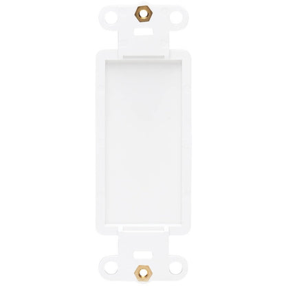 Tripp Lite by Eaton Center Plate Insert, Decora Style - Vertical, Blank N042D-100V-WH