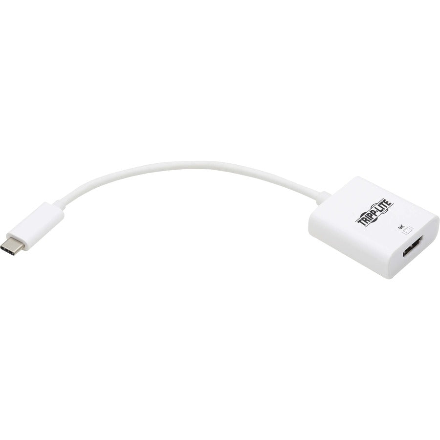 Tripp Lite by Eaton USB-C to HDMI Adapter (M/F) - 8K, HDR, 4:4:4, HDCP 2.3, White U444-06N-HD8KW