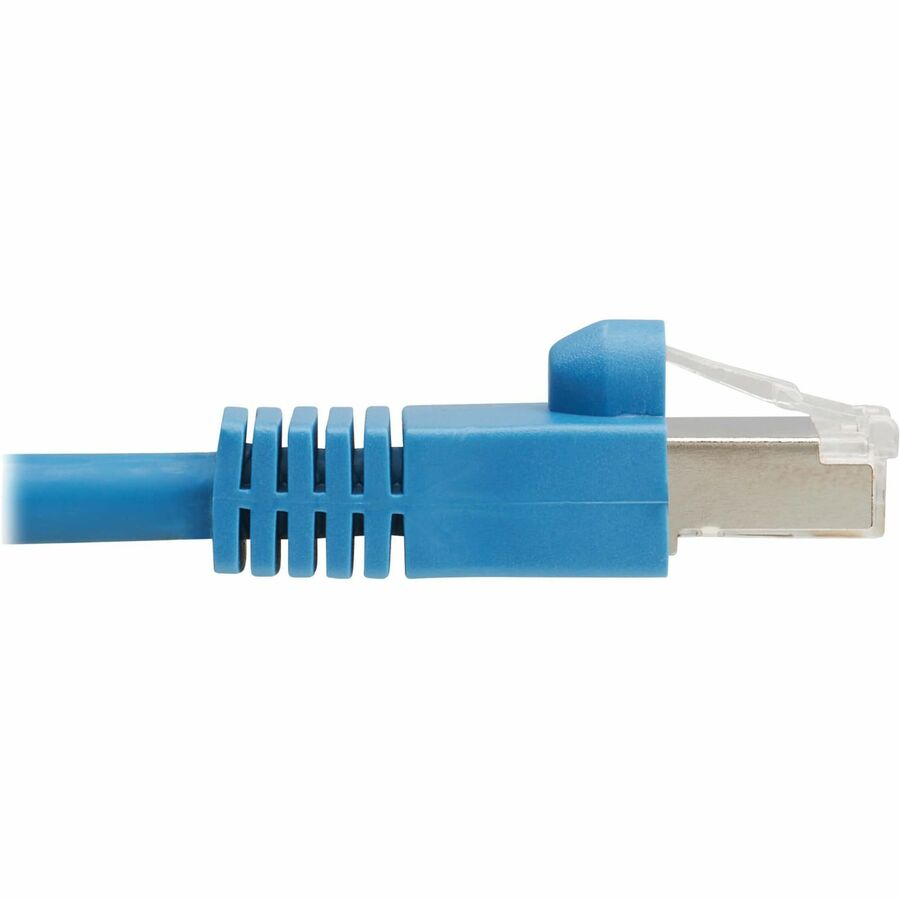 Tripp Lite by Eaton Cat8 40G Snagless SSTP Ethernet Cable (RJ45 M/M), PoE, LSZH, Blue, 1 m (3.3 ft.) N272L-F01M-BL