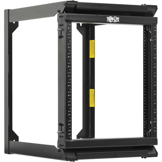 Tripp Lite by Eaton SmartRack 12U Wall-Mount 2-Post Open Frame Rack, Hinged Front, Heavy Duty SRWO12US2