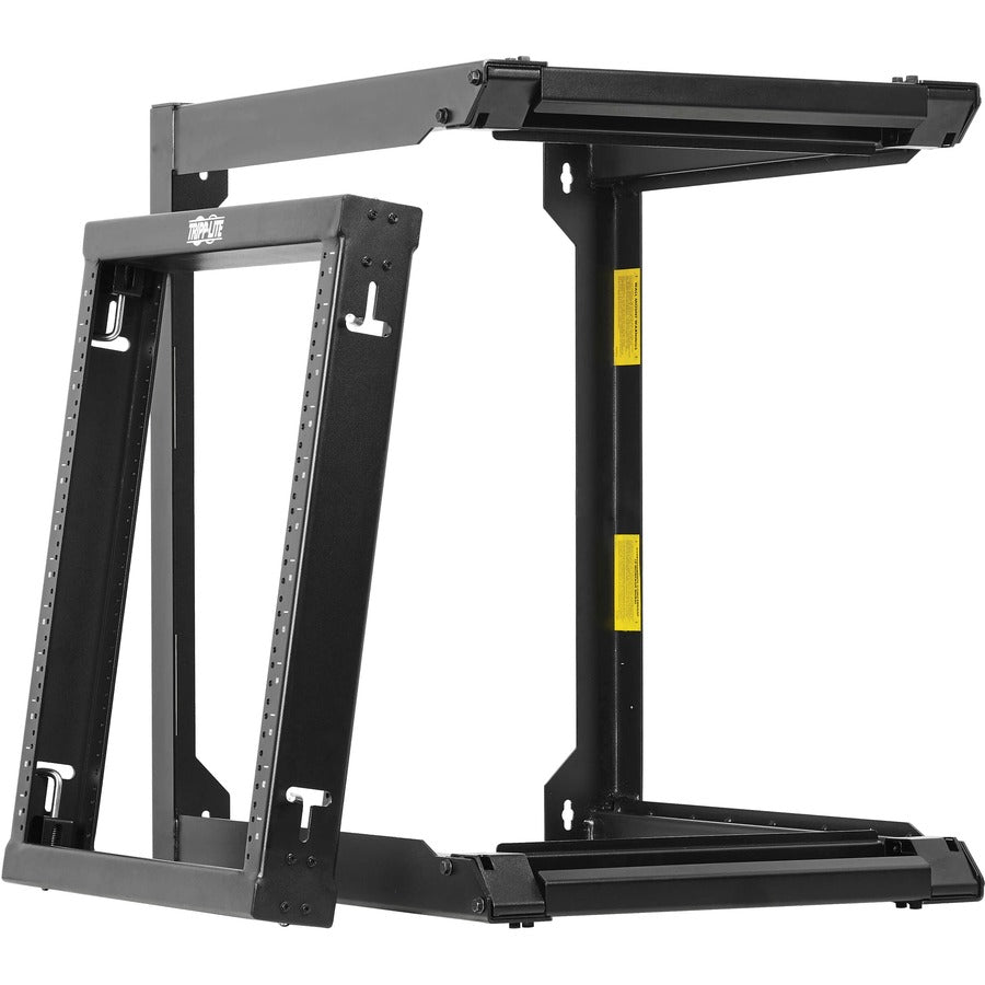 Tripp Lite by Eaton SmartRack 12U Wall-Mount 2-Post Open Frame Rack, Hinged Front, Heavy Duty SRWO12US2