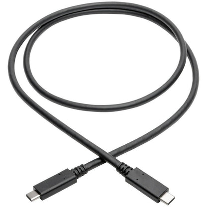 Tripp Lite by Eaton USB 3.1 Gen 2 (10 Gbps) Cable with 5A Rating, USB-C to USB-C (M/M), 3 ft. U420-003-G2-5A