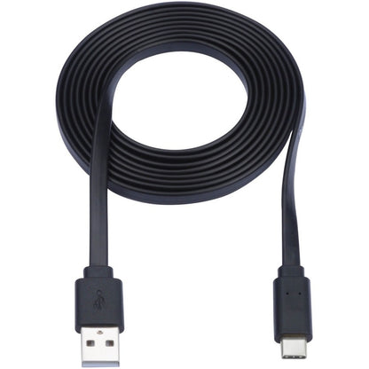 Tripp Lite by Eaton USB-A to USB-C Flat Cable (M/M), Black, 3 ft. (0.9 m) U038-003-FL