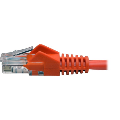 Tripp Lite by Eaton Cat5e 350 MHz Snagless Molded UTP Patch Cable (RJ45 M/M), Orange, 14 ft N001-014-OR