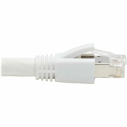 Tripp Lite by Eaton Cat8 40G Snagless SSTP Ethernet Cable (RJ45 M/M), PoE, White, 15 ft. (4.6 m) N272-F15-WH