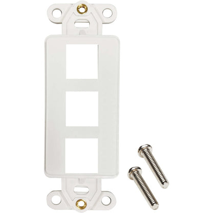 Tripp Lite by Eaton N042DAB-003V-IV 3-Port Antibacterial Wall-Mount Insert, Ivory N042DAB-003V-IV