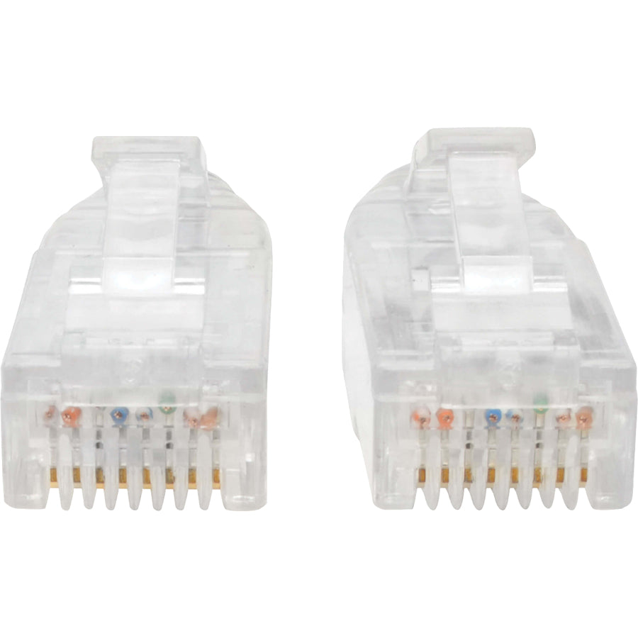 Tripp Lite by Eaton Cat6 UTP Patch Cable (RJ45) - M/M, Gigabit, Snagless, Molded, Slim, Gray, 8 in. N201-S8N-GY