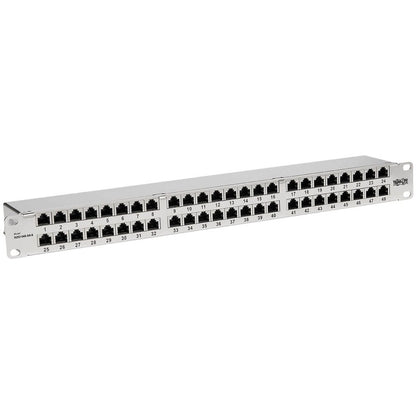 Tripp Lite by Eaton N252-048-SH-K Cat6 48-Port Patch Panel, 1U N252-048-SH-K