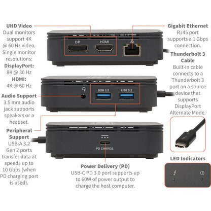 Tripp Lite by Eaton MTB3-DOCK-04 Docking Station MTB3-DOCK-04