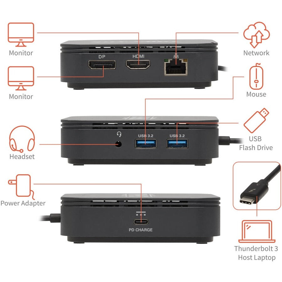 Tripp Lite by Eaton MTB3-DOCK-04 Docking Station MTB3-DOCK-04