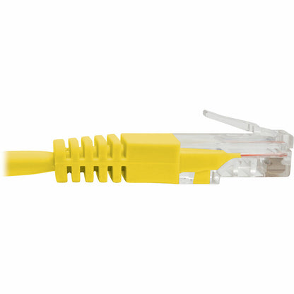 Tripp Lite by Eaton Cat5e 350 MHz Molded UTP Patch Cable (RJ45 M/M), Yellow, 2 ft. N002-002-YW