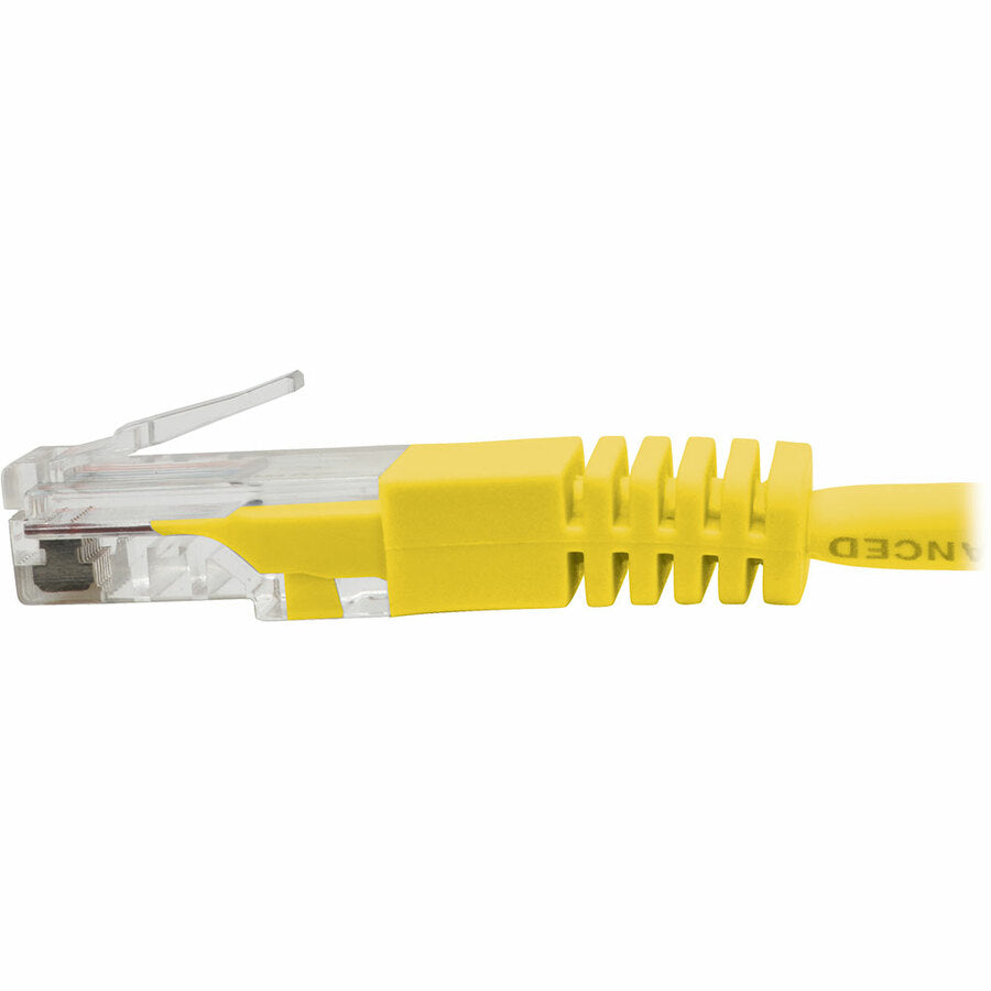 Tripp Lite by Eaton Cat5e 350 MHz Molded UTP Patch Cable (RJ45 M/M), Yellow, 2 ft. N002-002-YW