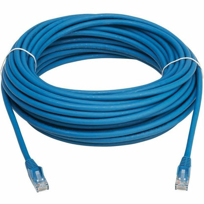 Tripp Lite by Eaton Cat6 Gigabit Snagless Molded UTP Ethernet Cable (RJ45 M/M),PoE,LSZH,Blue,10m N201L-10M-BL