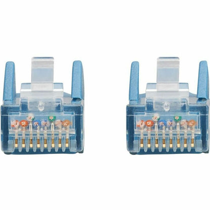 Tripp Lite by Eaton Cat6 Gigabit Snagless Molded UTP Ethernet Cable (RJ45 M/M),PoE,LSZH,Blue,10m N201L-10M-BL