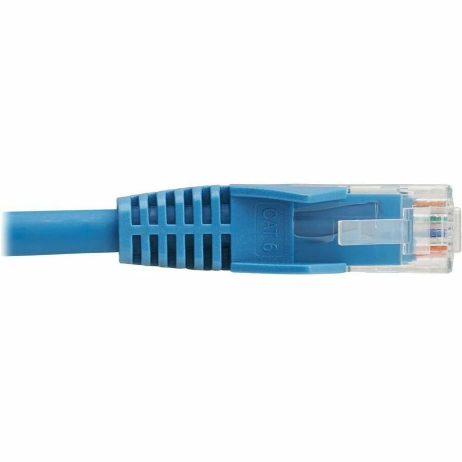 Tripp Lite by Eaton Cat6 Gigabit Snagless Molded UTP Ethernet Cable (RJ45 M/M),PoE,LSZH,Blue,10m N201L-10M-BL