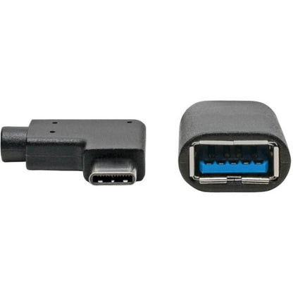 Tripp Lite by Eaton U428-06N-F-CRA Right-Angle USB Type-C to Type-A Adapter Cable, M/F, 6 in. U428-06N-F-CRA