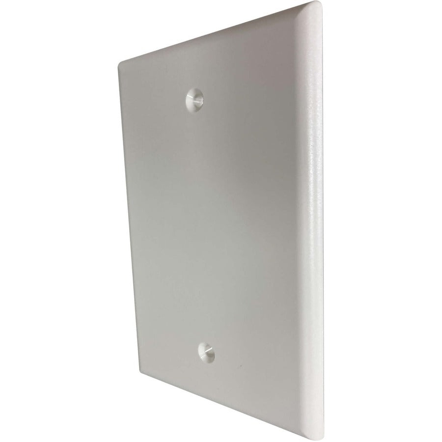 Tripp Lite by Eaton Safe-IT Blank Wall Plate, Antibacterial, Ivory Matte, TAA N042AB-000-IVM