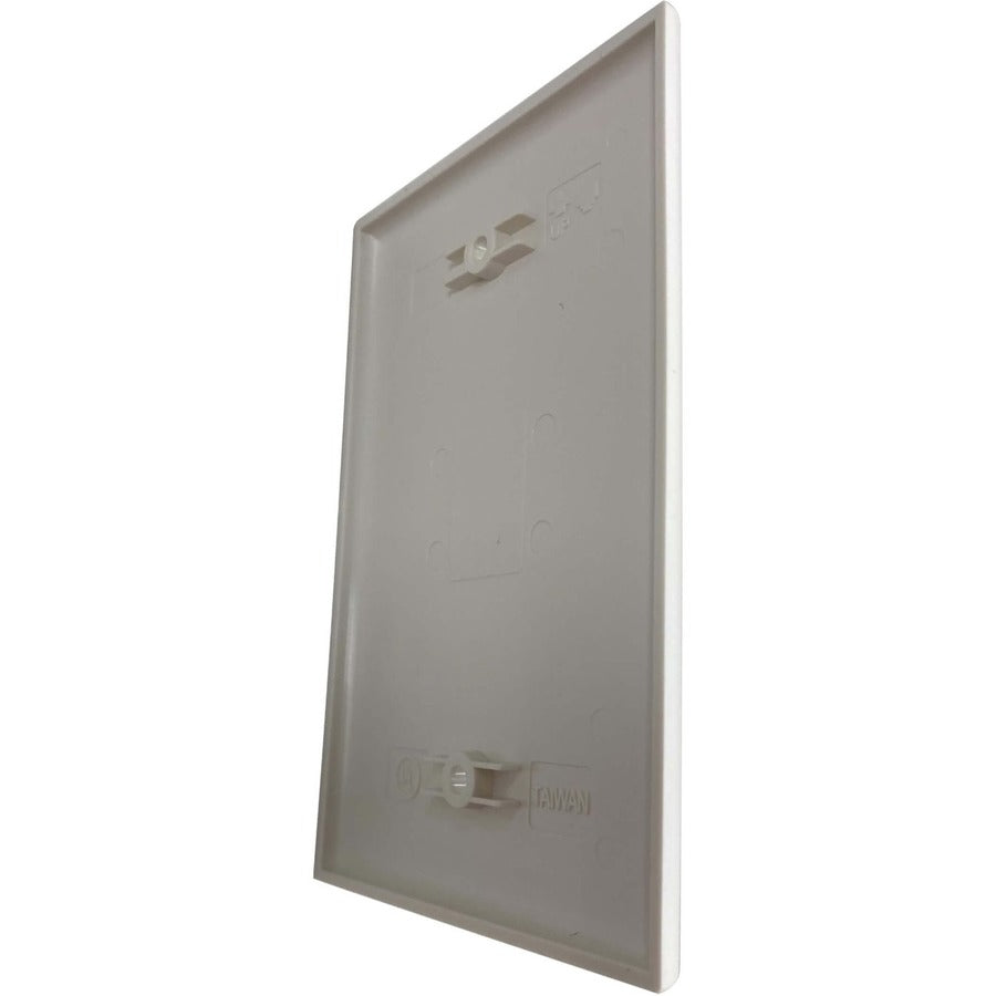 Tripp Lite by Eaton Safe-IT Blank Wall Plate, Antibacterial, Ivory Matte, TAA N042AB-000-IVM