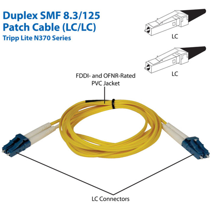 Tripp Lite Fiber Optic Duplex Patch Cable N370-03M