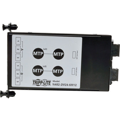 Tripp Lite 2 x 24 Fiber MTP/MPO to 6 x 12 Fiber MTP/MPO Breakout Cassette N482-2M24-6M12