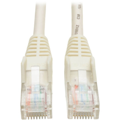 Tripp Lite by Eaton 7-ft. Cat5e 350MHz Snagless Molded Cable (RJ45 M/M) - White N001-007-WH