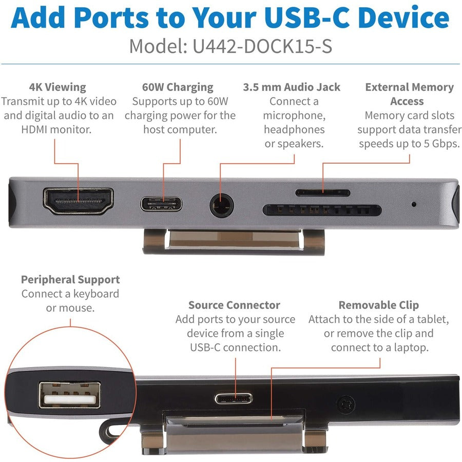 Tripp Lite by Eaton Docking Station U442-DOCK15-S