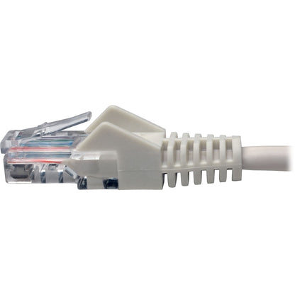 Tripp Lite by Eaton Cat5e 350 MHz Snagless Molded UTP Patch Cable (RJ45 M/M), White, 5 ft N001-005-WH