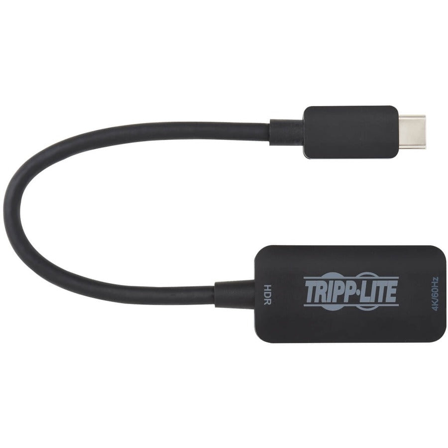 Tripp Lite by Eaton U444-06N-HDR-B USB-C to HDMI Adapter Cable, M/F, Black, 6 in. U444-06N-HDR-B