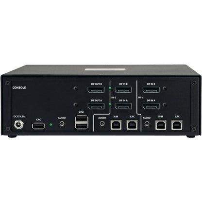 Tripp Lite by Eaton B002A-DP2AC2 2-Port NIAP PP3.0-Certified DisplayPort KVM Switch B002A-DP2AC2