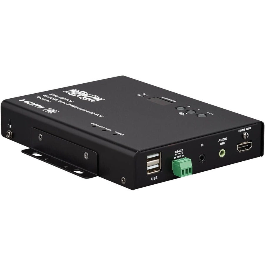 Tripp Lite by Eaton HDMI over IP Extender Receiver - 4K, 4:4:4, PoE, 328 ft. (100 m) B162-100-POE